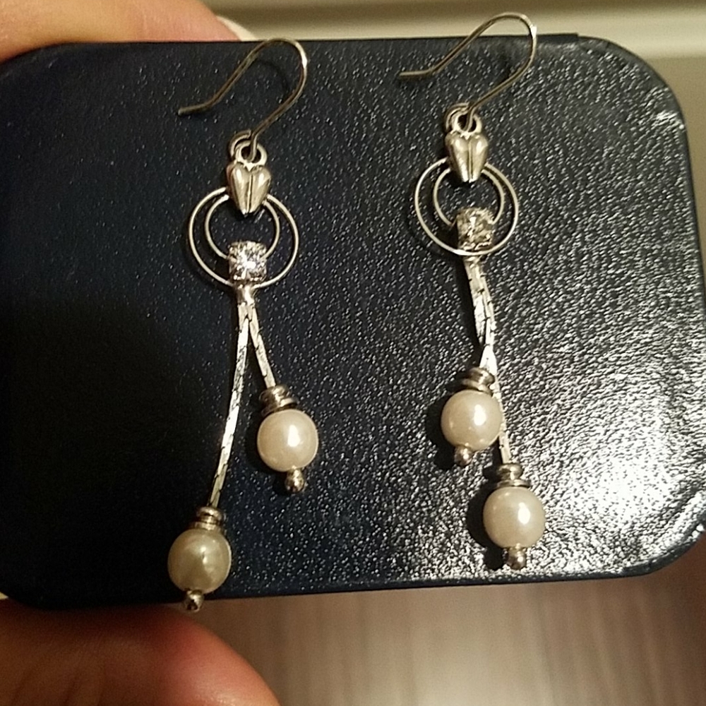 Pearl earrings